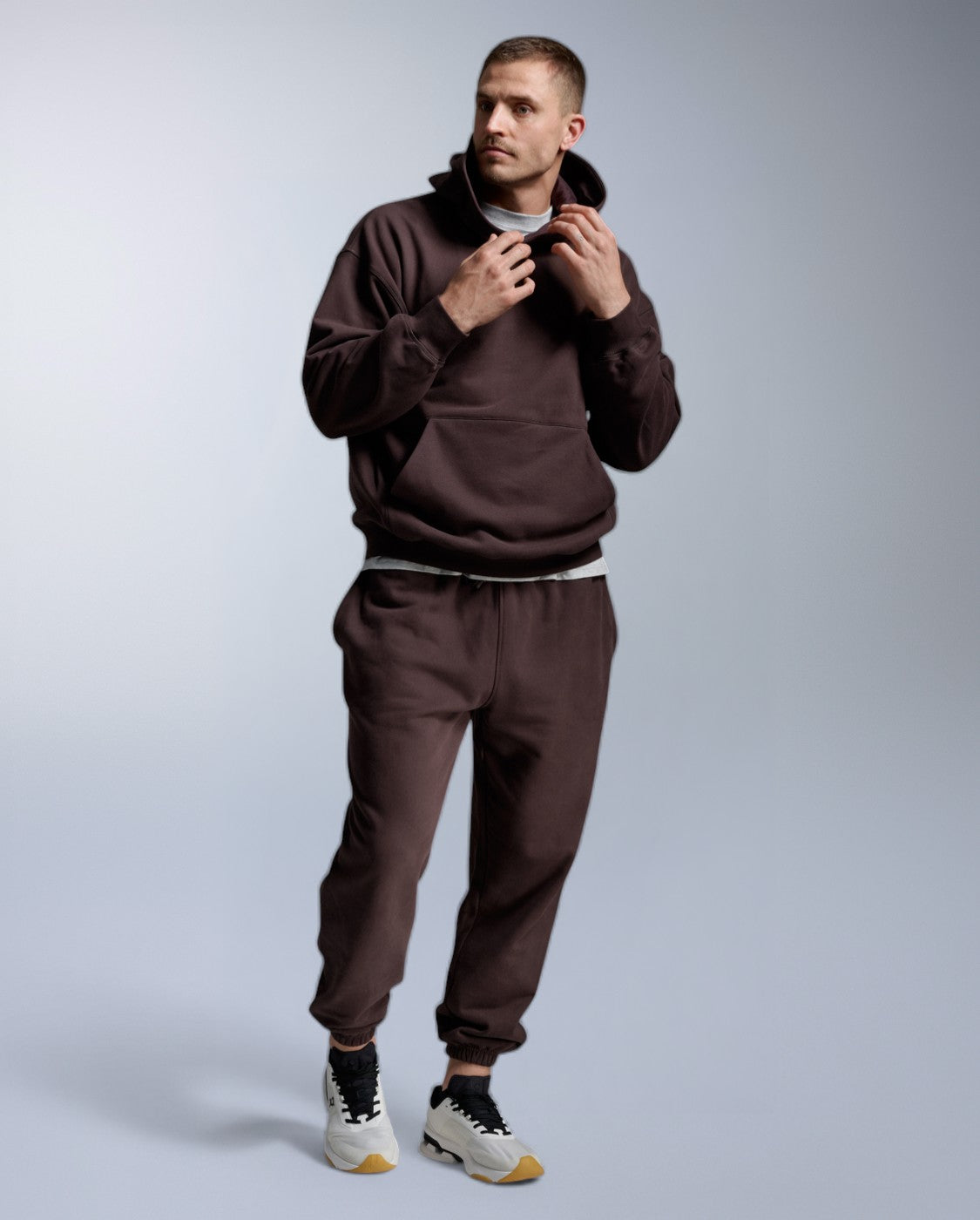 2xu-ez-oversized-organic-cotton-hoodie-felpa-unisex-marrone image 4