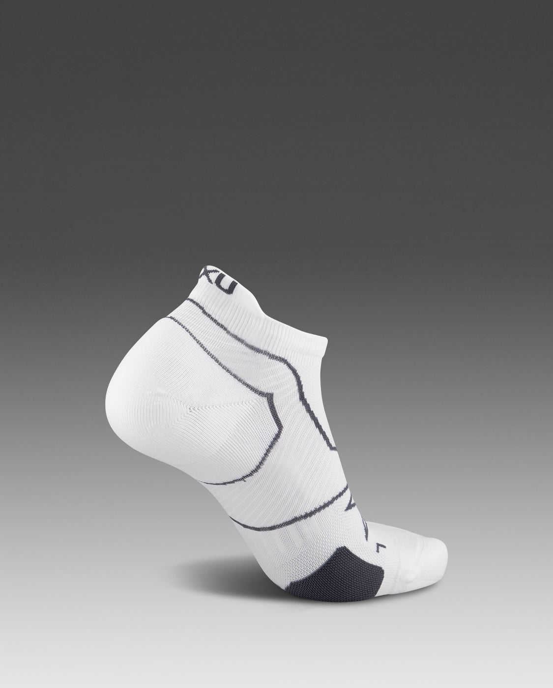 2xu-vectr-calzini-cushion-no-show-running-bianco image 3