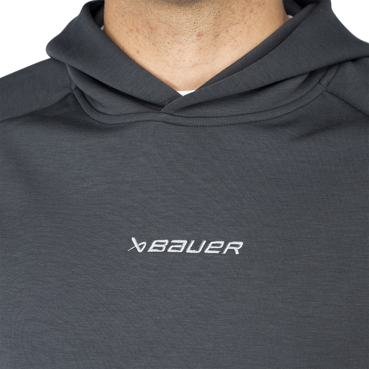 bauer-travel-hoodie-senior-felpa-con-cappuccio-nero-innovation-series image 2