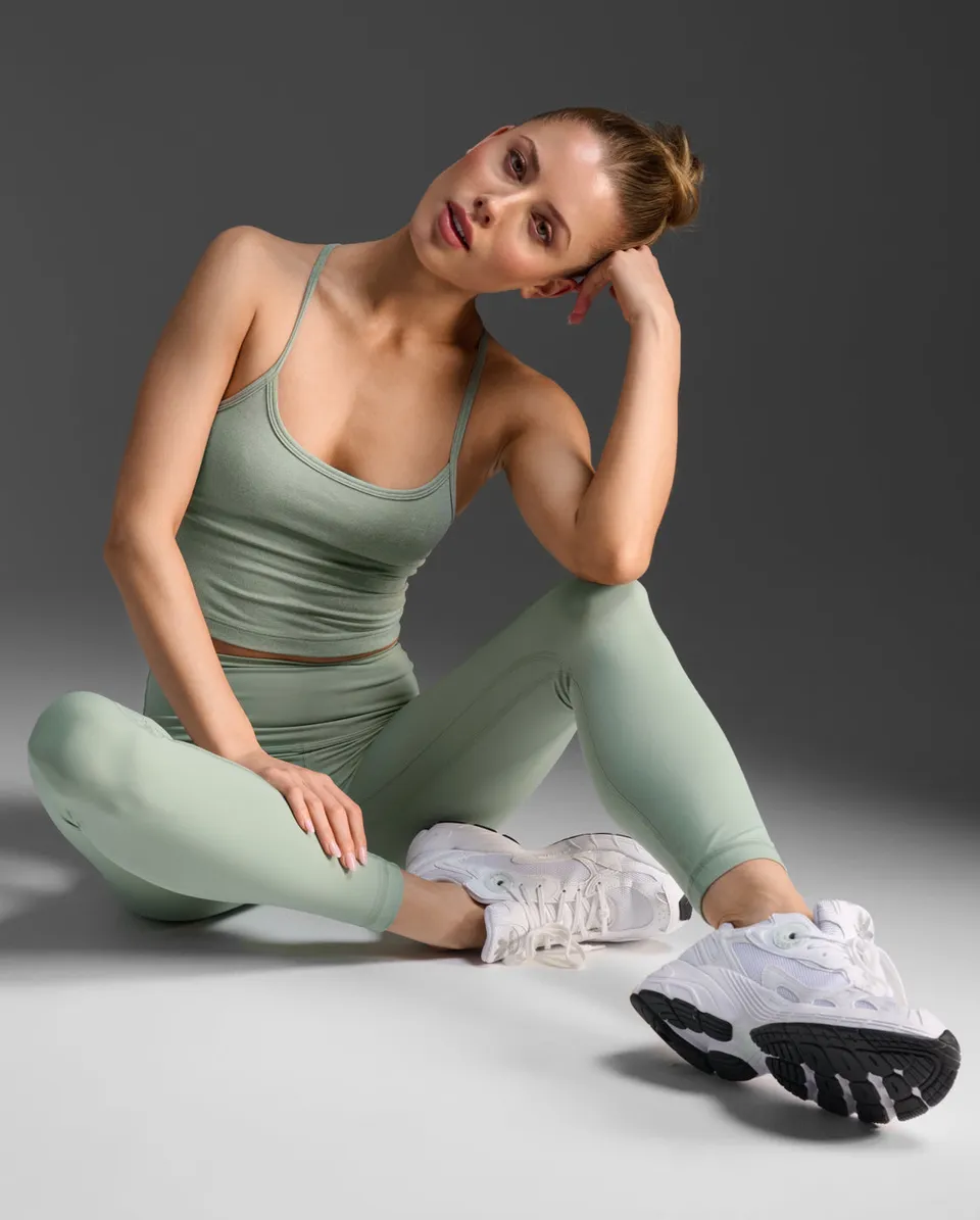 2xu-flex-crop-tank-donna-verde-salvia image 1