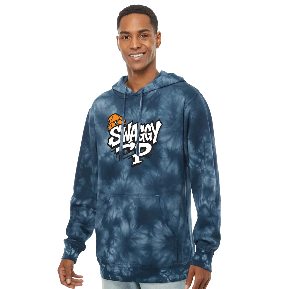 bauer-x-swaggy-felpa-hoodie-tie-dye-senior image 1
