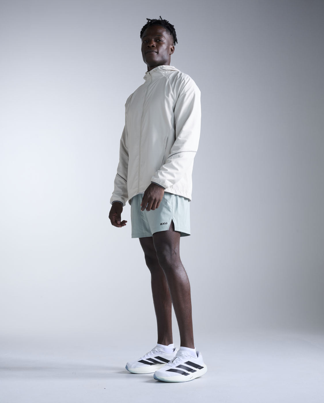 2xu-aero-hex-windbreaker-uomo-slim-antivento-running-grigio image 7