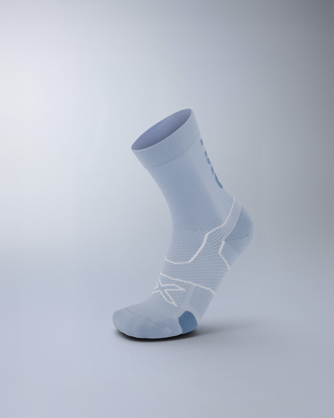 2xu-vectr-cushion-crew-socks-calze-running-compressione-azzurre image 1