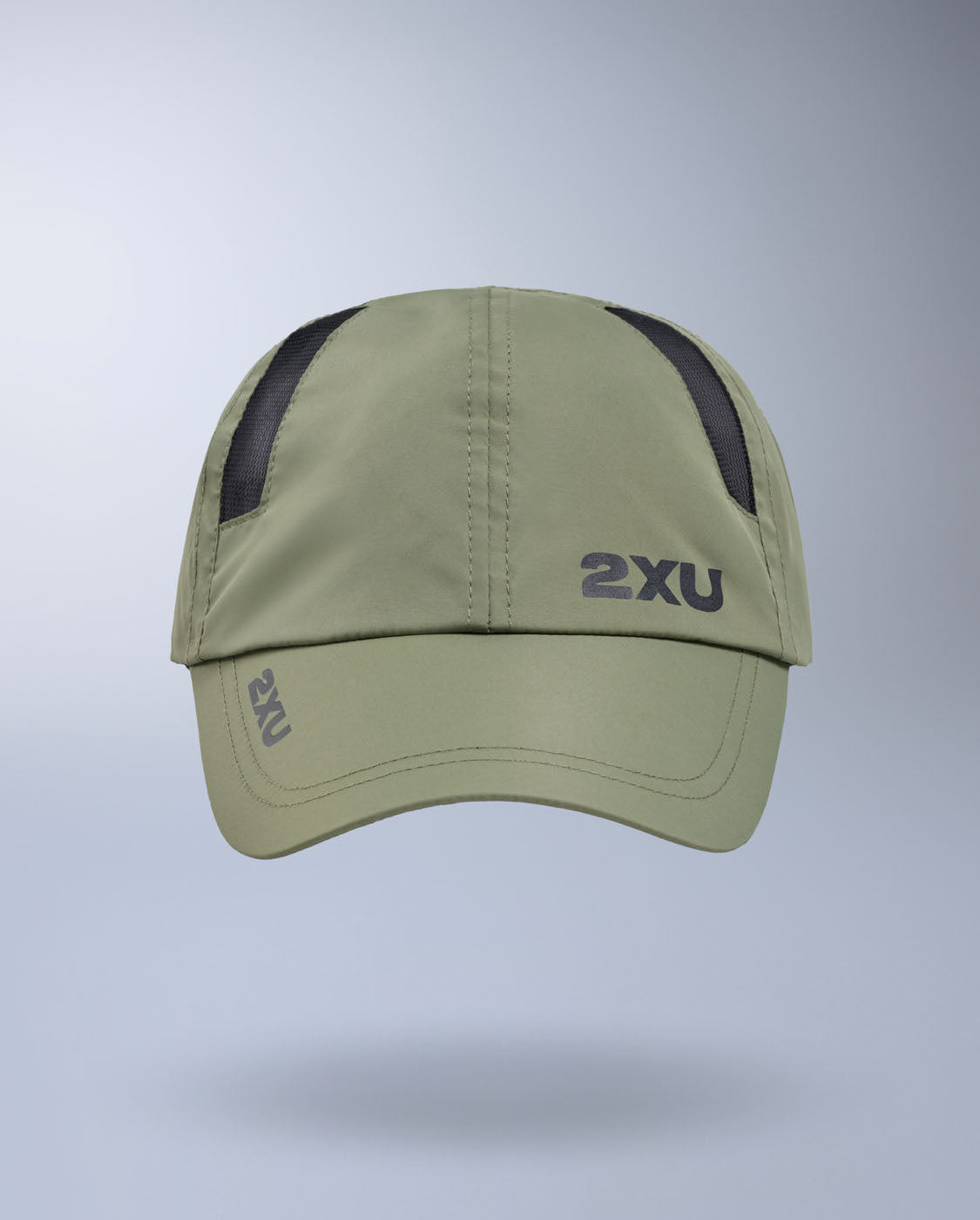 2xu-run-cap-cappellino-running-unisex-verde image 2