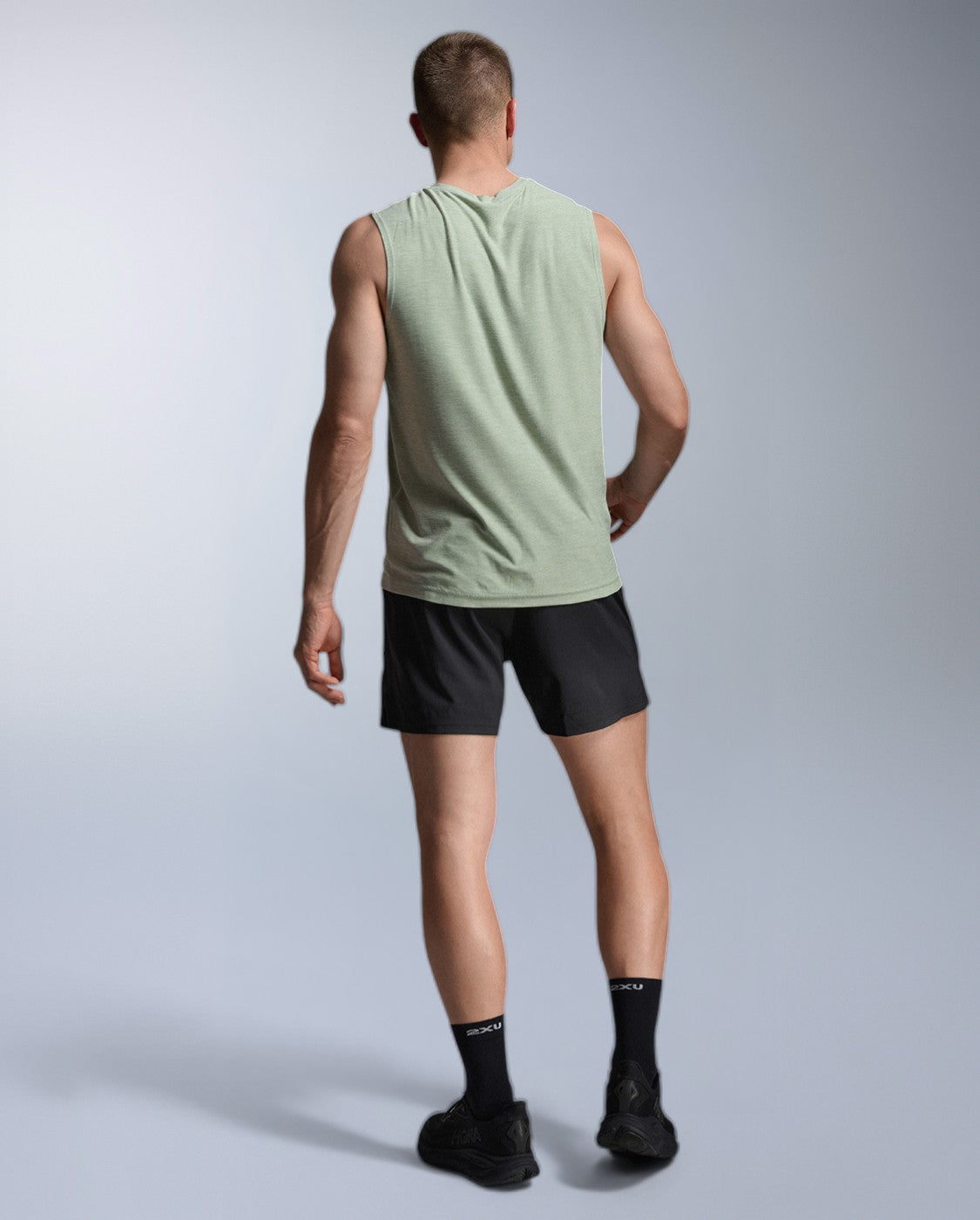 2xu-signature-tank-canotta-training-uomo-verde image 7