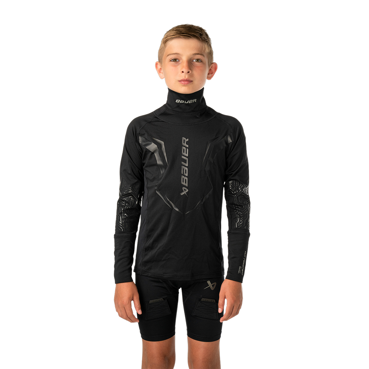 bauer-bodyguard-pro-baselayer-youth-sottomaglia-protettiva-junior image 1