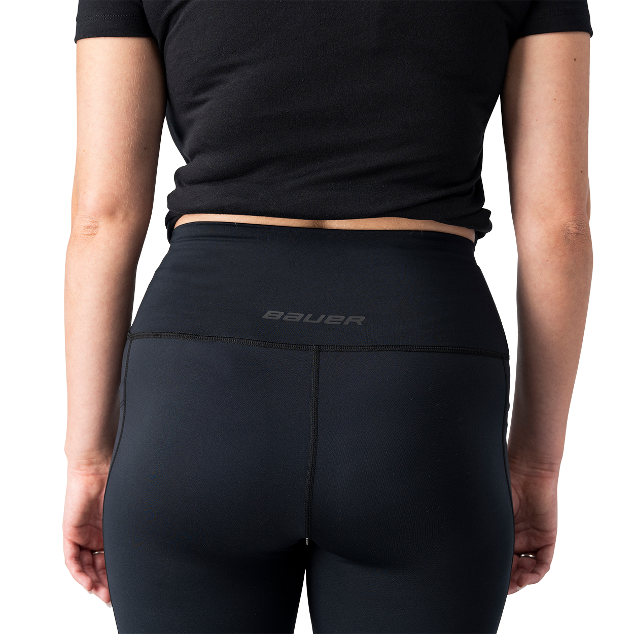 leggings-allenamento-donna-bauer-traspiranti-nero image 3