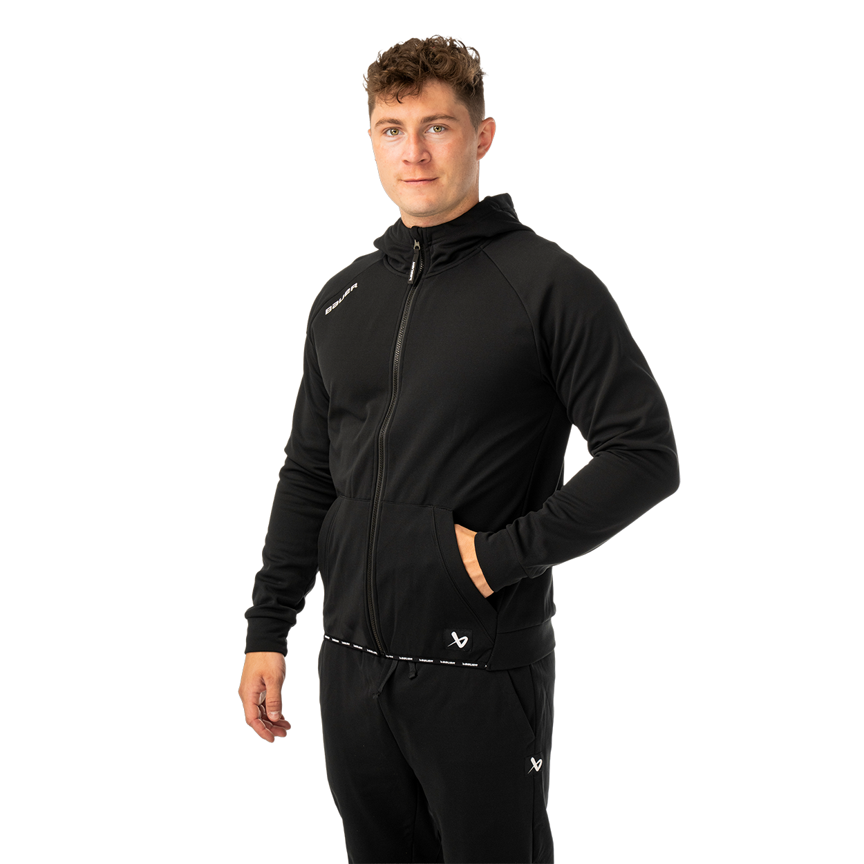 bauer-team-fleece-zip-hoodie-senior-felpa-con-zip image 6