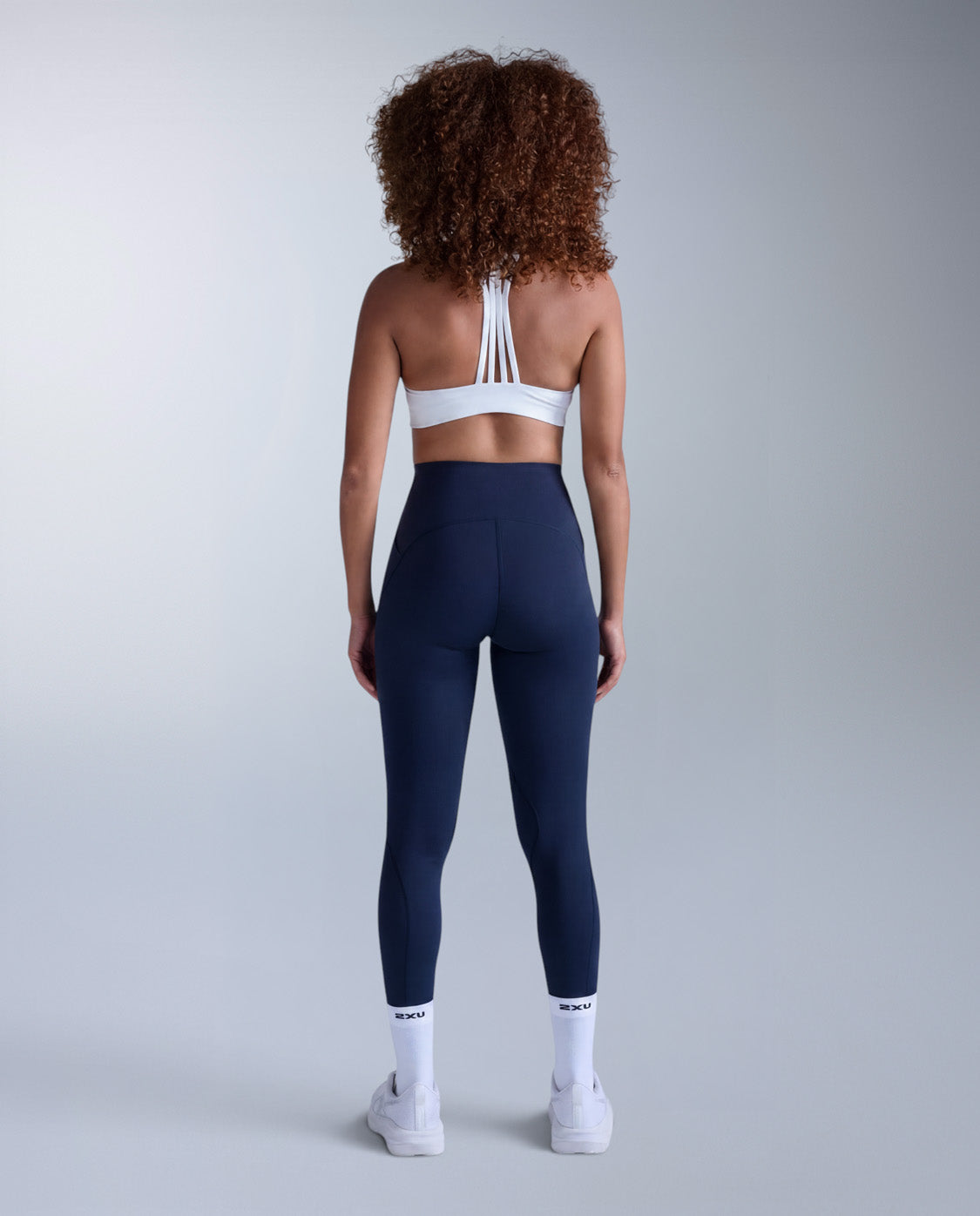 2xu-flex-hi-rise-compression-tight-leggings-training-donna-blu-compressione-legg image 4