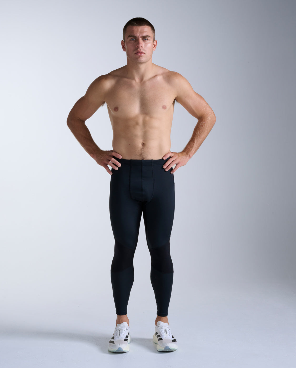2xu-ignition-shield-compression-tights-nere-leggings-running-invernali-impermeab image 2
