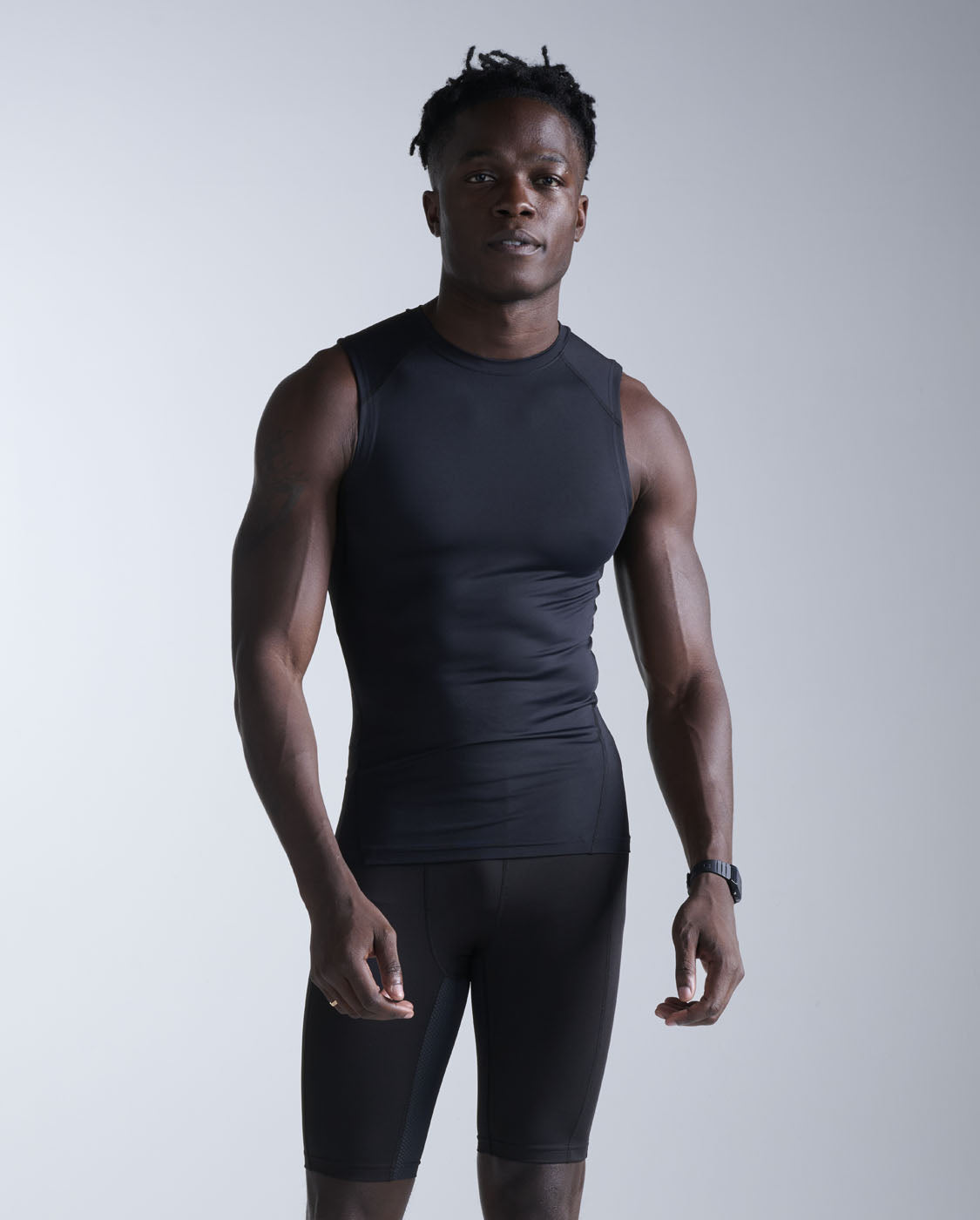2xu-core-compression-sleeveless-nero-canotta-compressiva-training image 1