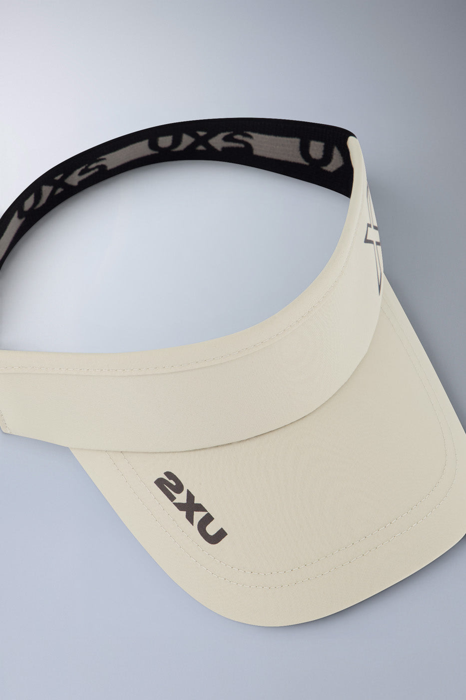 2xu-performance-visor-visiera-running-unisex-beige image 4