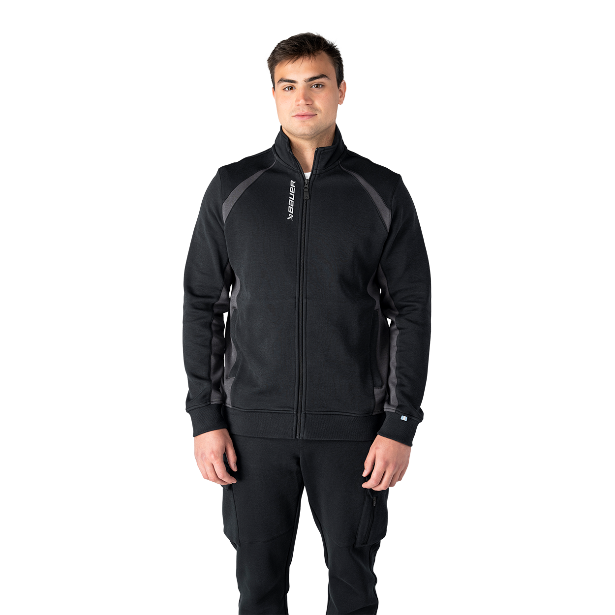 bauer-full-zip-track-jacket-uomo image 1
