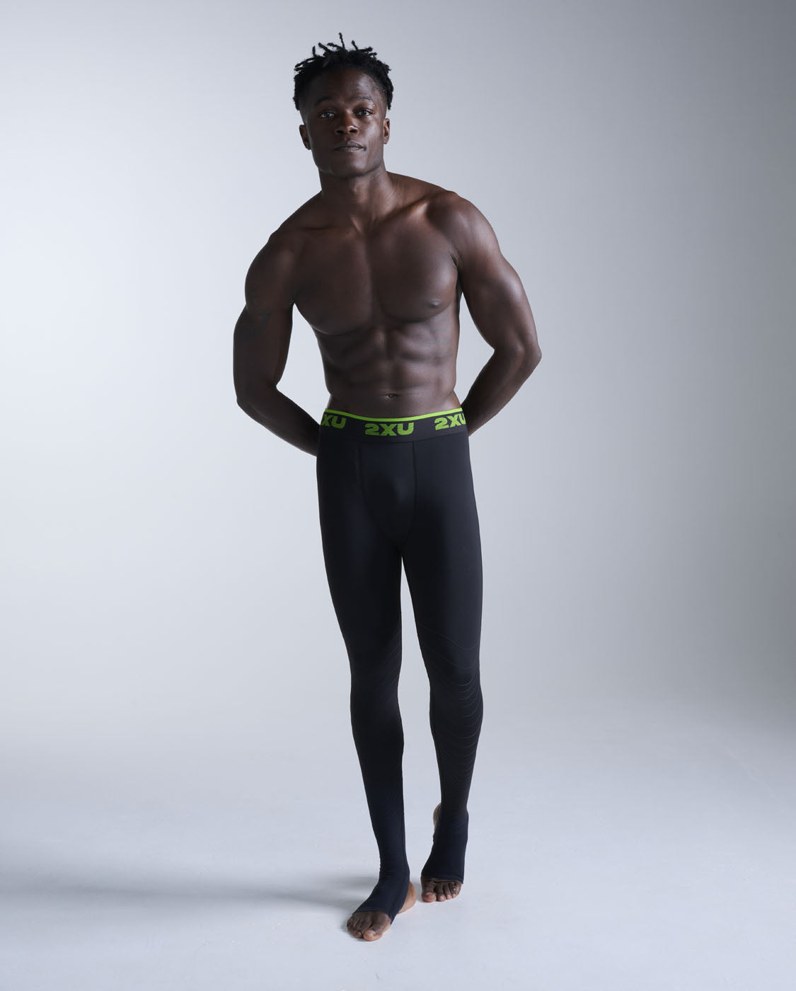 2xu-power-recovery-compression-tights-with-fir-leggings-recupero-compressione-ne image 4