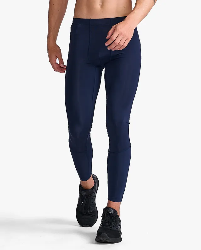 2xu-aero-compression-tights-da-running-base-navy image 1