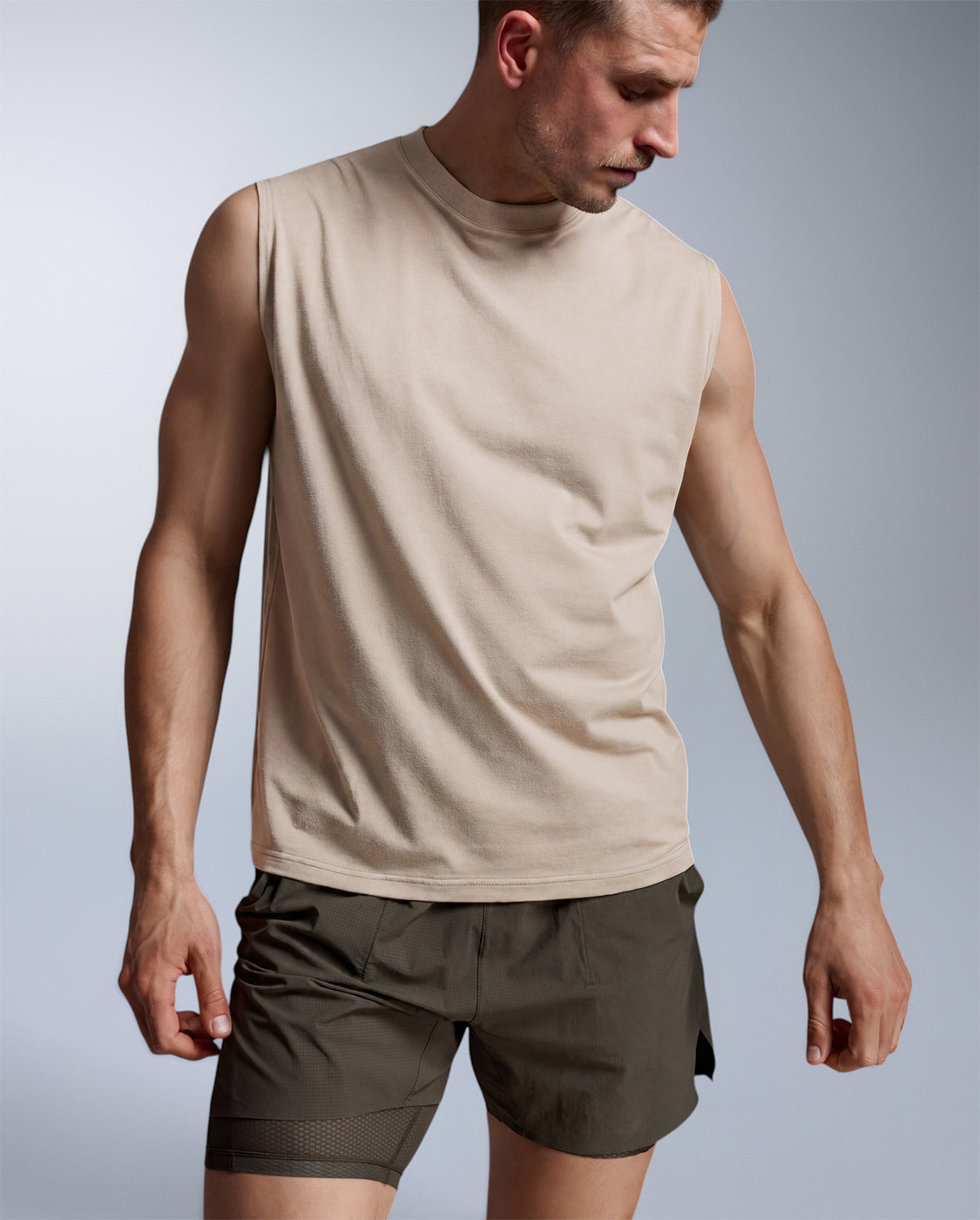 2xu-motion-oversized-tencel-tank-canotta-training-uomo-oversize image 1