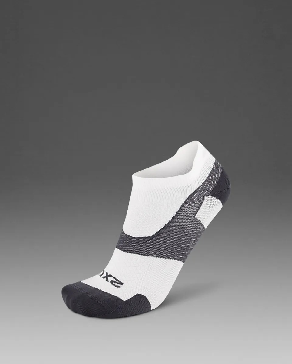 2xu-vectr-ultralight-1-4-crew-calze-compressione-running-bianche image 1
