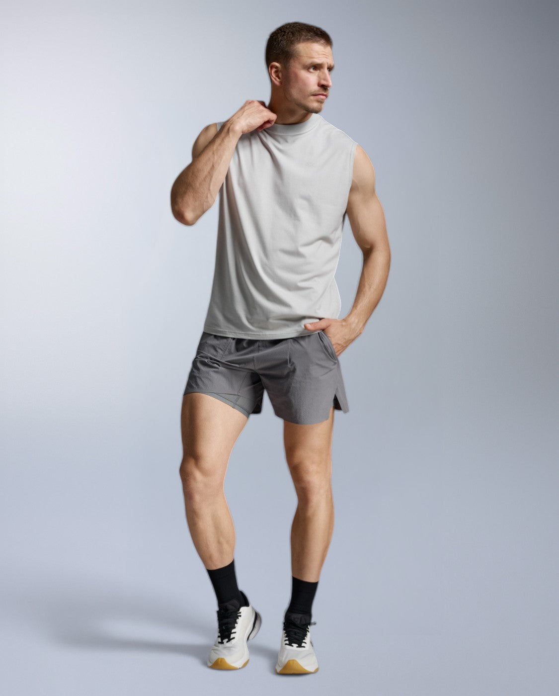 2xu-motion-oversized-tencel-tank-uomo-grigia image 4