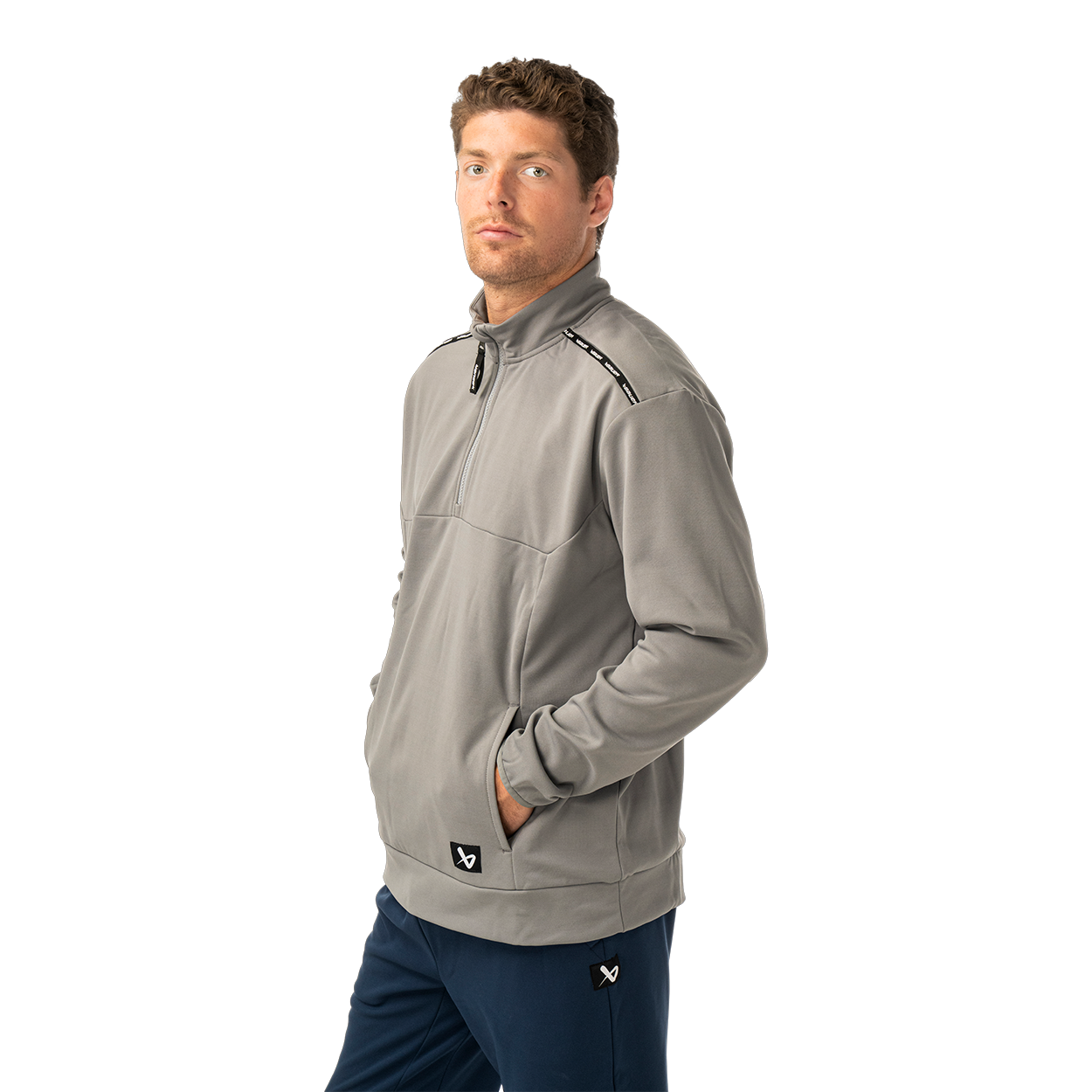 bauer-team-fleece-1-2-zip-senior-felpa-allenamento image 8