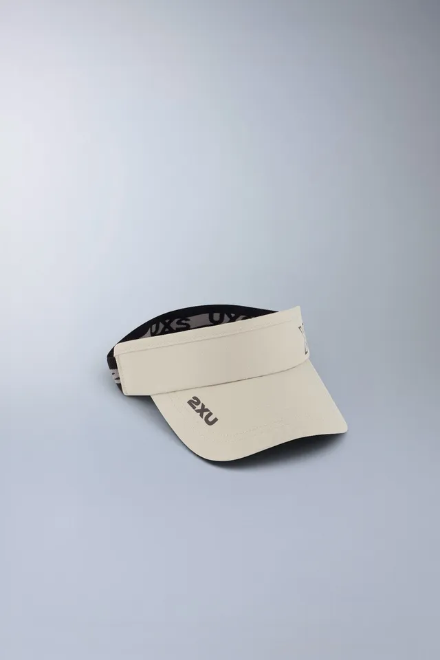 2xu-performance-visor-visiera-running-unisex-beige image 1
