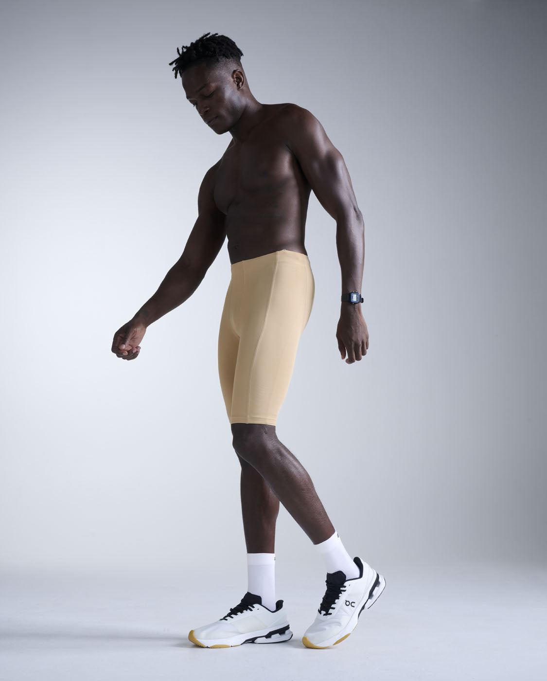 2xu-core-compression-short-pantaloncino-training-beige image 7