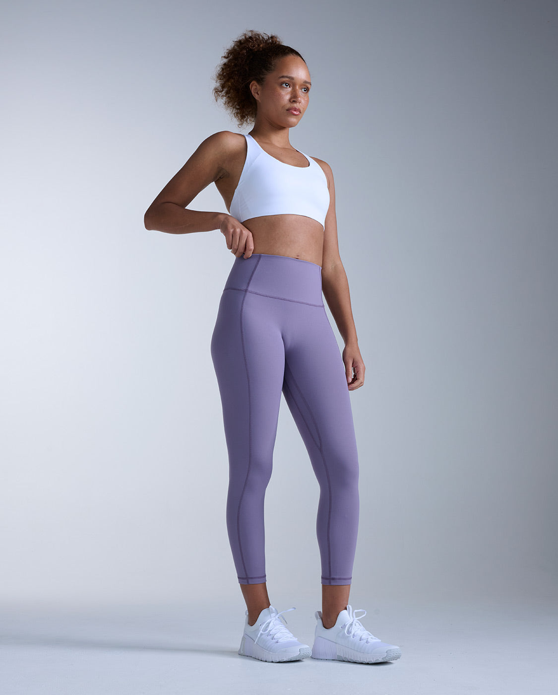 2xu-fluid-hi-rise-7-8-tights-donna-leggings-pilates-viola image 6