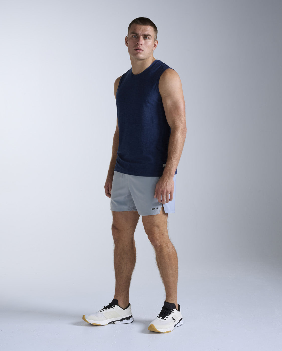 2xu-signature-tank-canotta-training-uomo-blu image 4