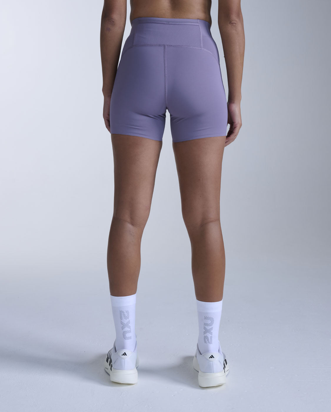 2xu-aero-mesh-hi-rise-compression-shorts-4-pollici-viola image 2