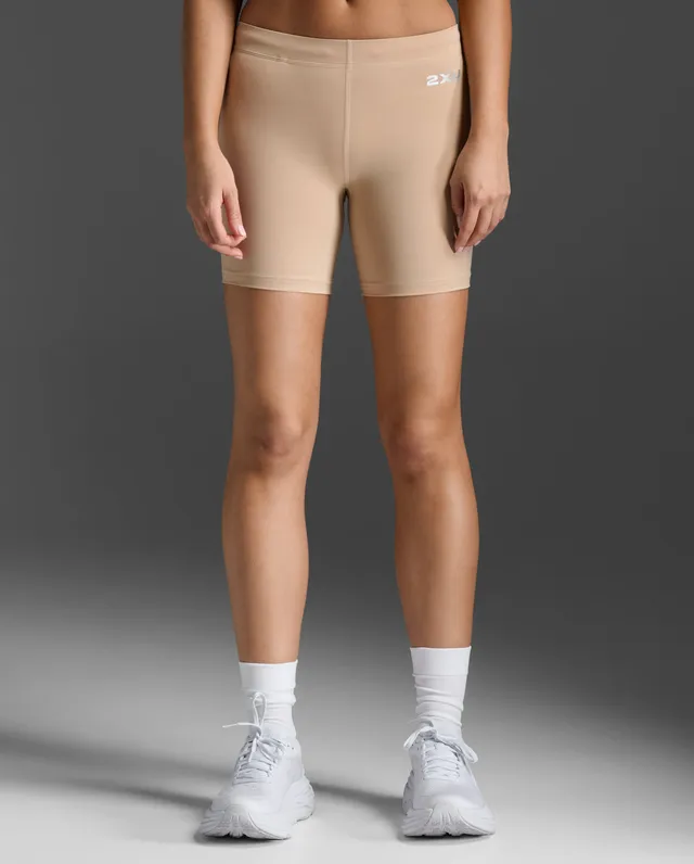 2xu-core-compression-5-game-day-shorts-beige image 1