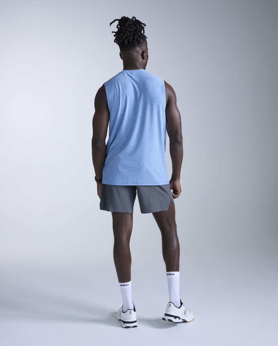 2xu-signature-tank-canotta-training-uomo-blu-2 image 7