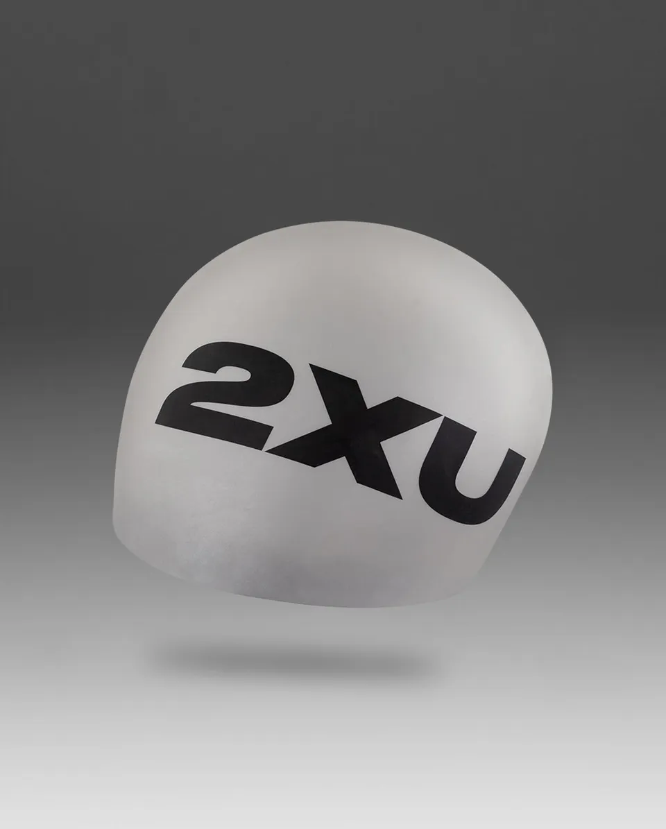 2xu-silicone-swim-cap-cuffia-nuoto-unisex image 1