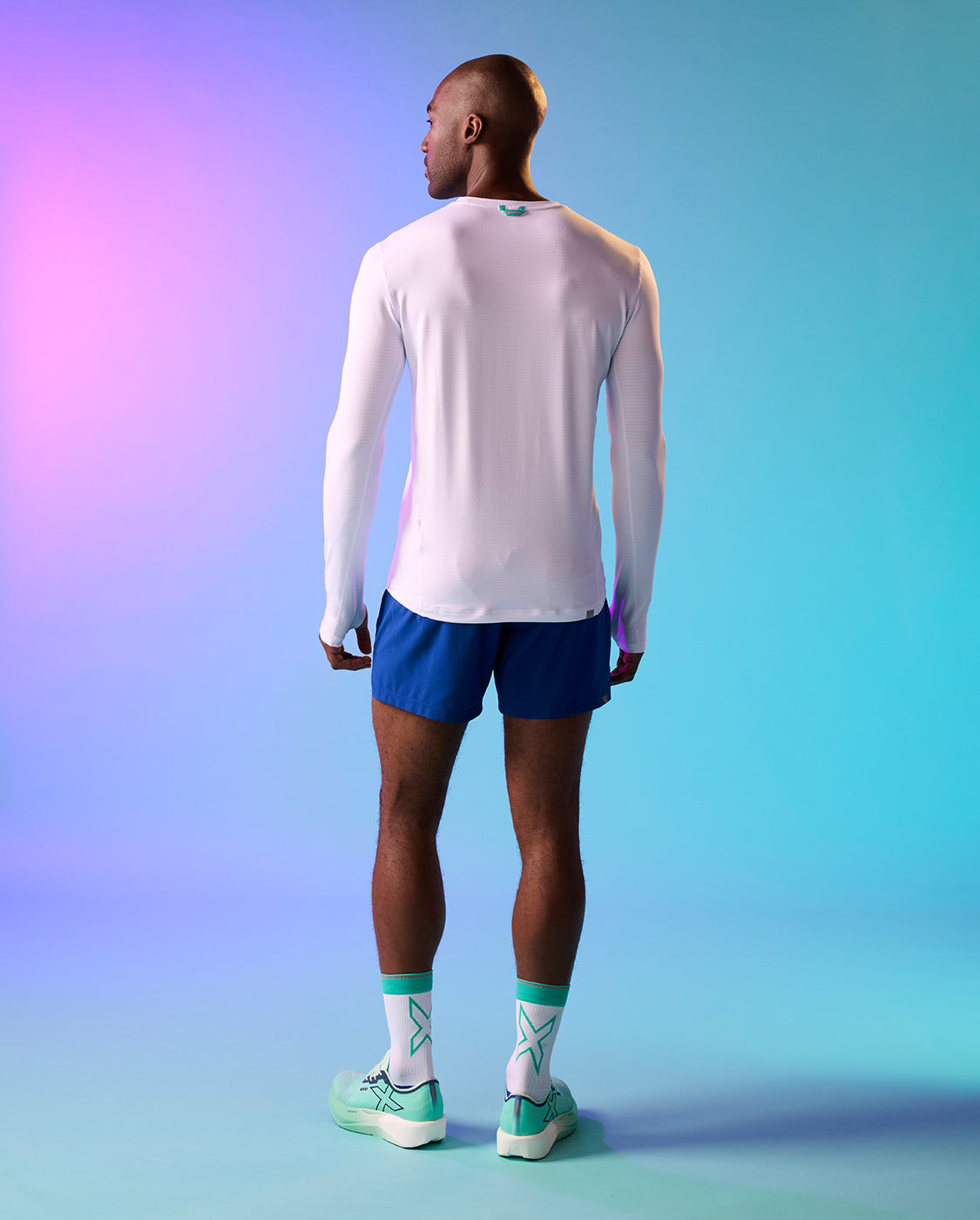 2xu-aero-5-inch-shorts-da-running-uomo-blu image 8