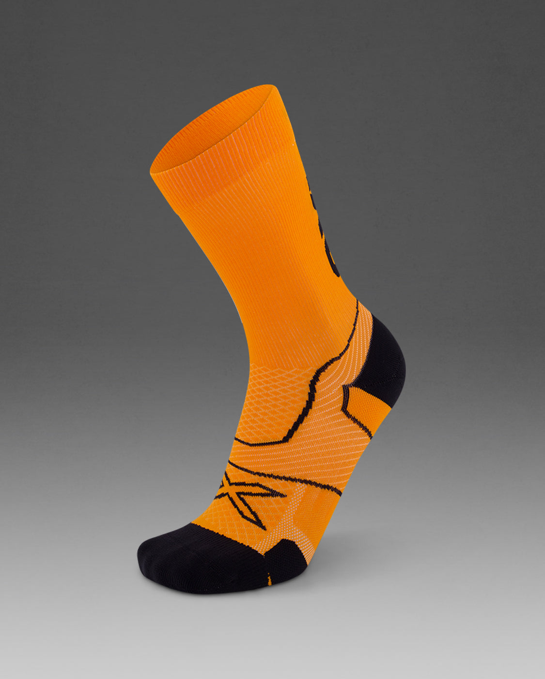 2xu-vectr-cushion-crew-socks-calze-running-arancioni image 1