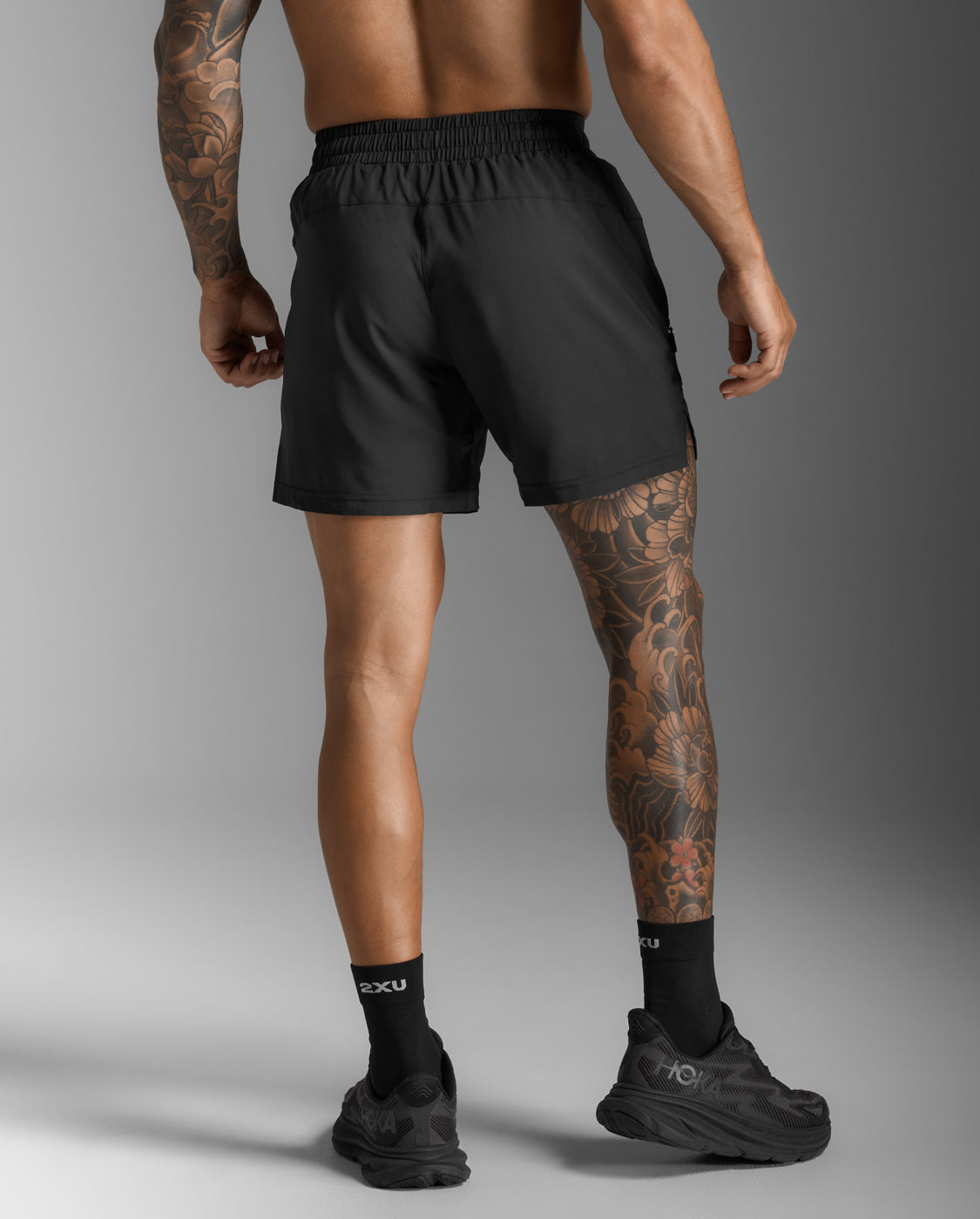 2xu-aspire-5-inch-shorts-pantaloncini-uomo-nero image 3