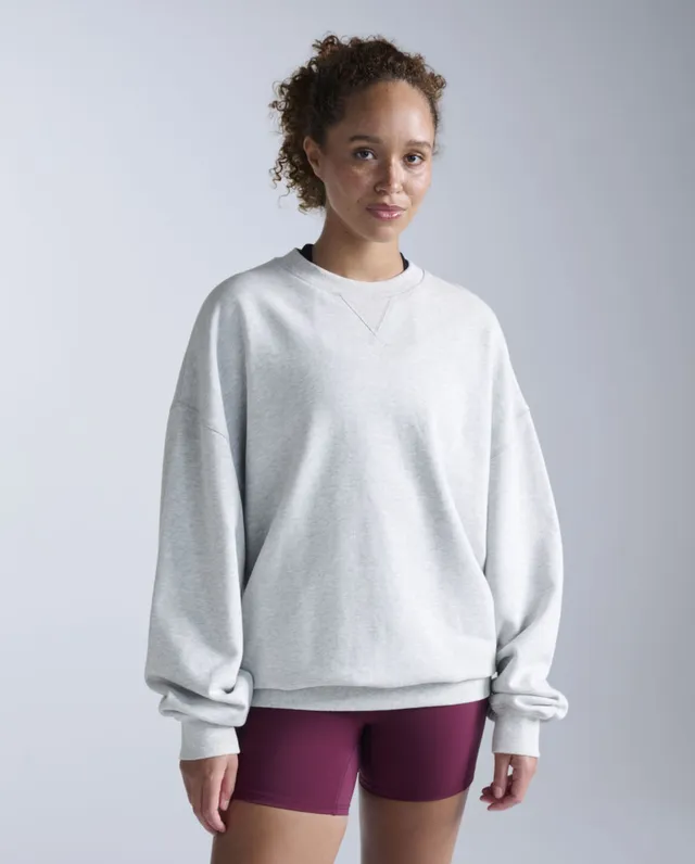 2xu-ez-oversized-organic-cotton-crew-felpa-unisex-grigio image 1