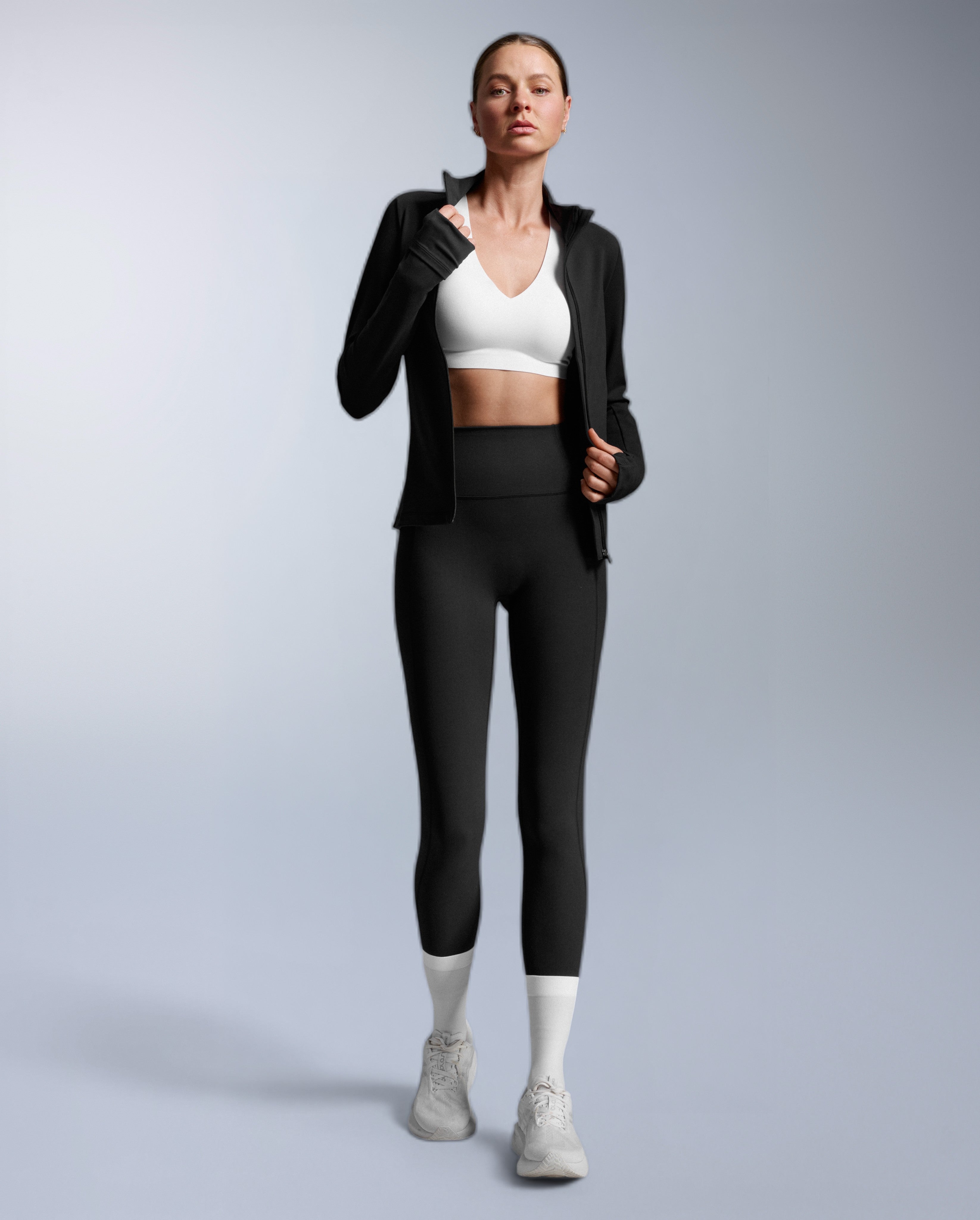 2xu-fluid-full-zip-jacket-nero-giacca-running-allenamento image 5