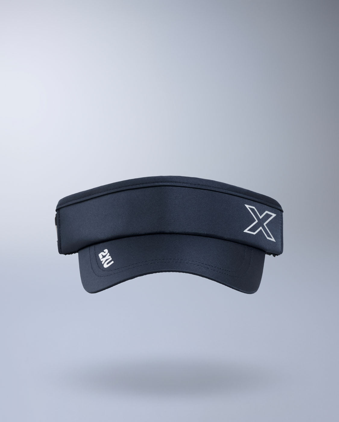 2xu-performance-visor-visiera-running-blu-unisex-2 image 2