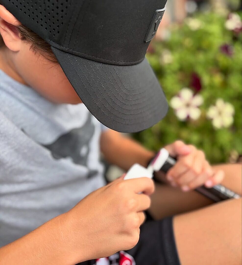 Mio figlio vola sul ghiaccio