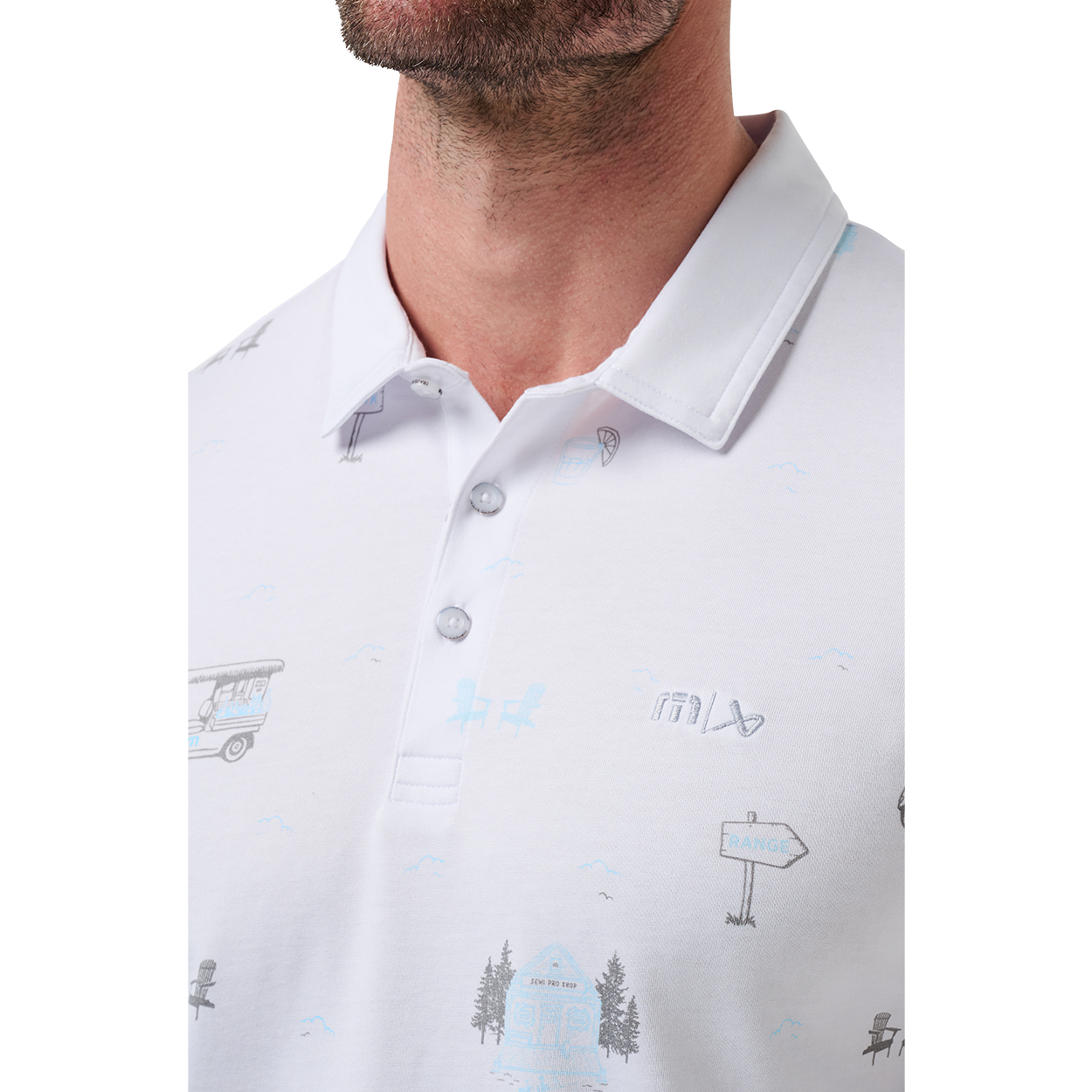 bauer-x-travismathew-snow-chance-polo-uomo-cotone-poliestere image 3