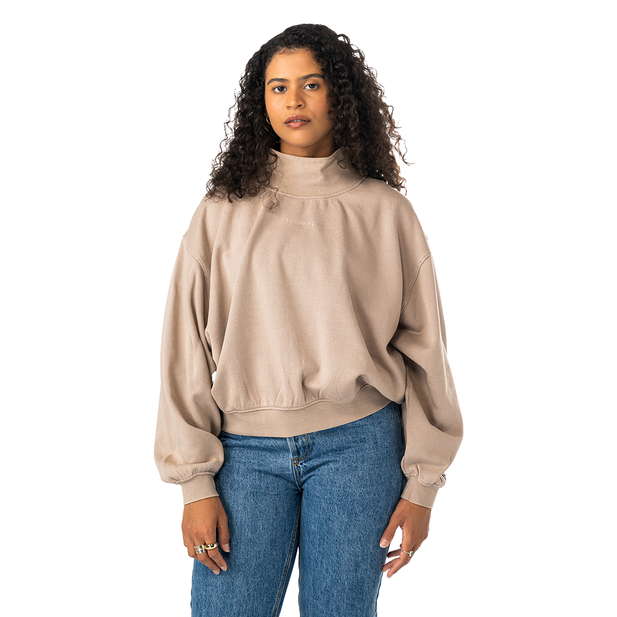 bauer-alpine-pullover-donna-felpa-in-french-terry-cotone image 1