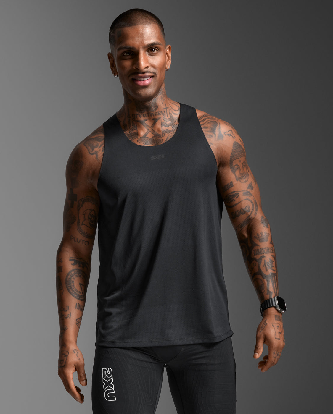 2xu-light-speed-tech-singlet-canotta-running-nero-ultraleggera-riflettente image 4