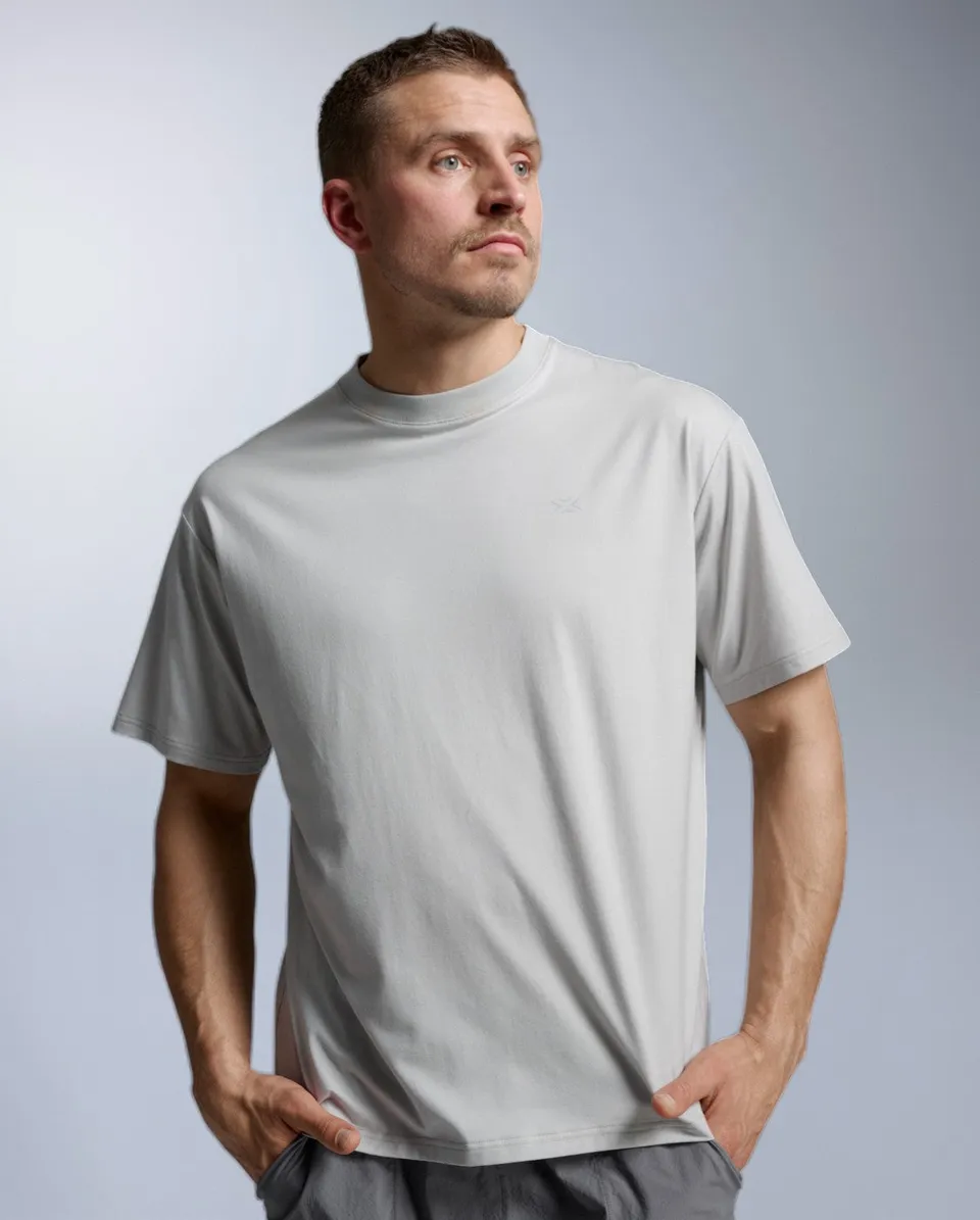 2xu-motion-oversized-tencel-tee-t-shirt-uomo-grigia-oversize image 1