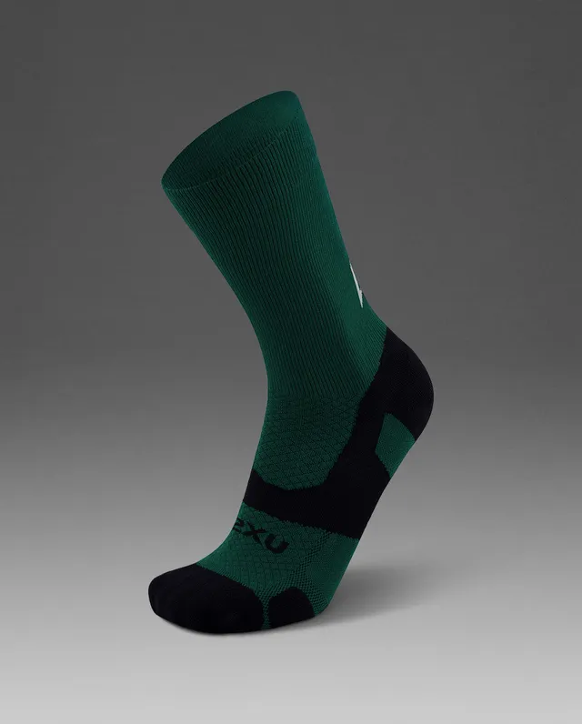 2xu-vectr-light-cushion-crew-socks-verde image 1