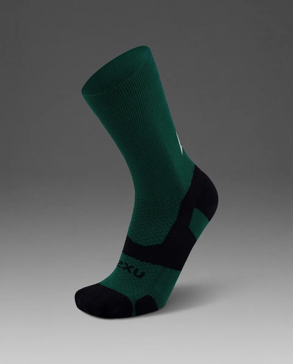 2xu-vectr-light-cushion-crew-socks-verde image 1