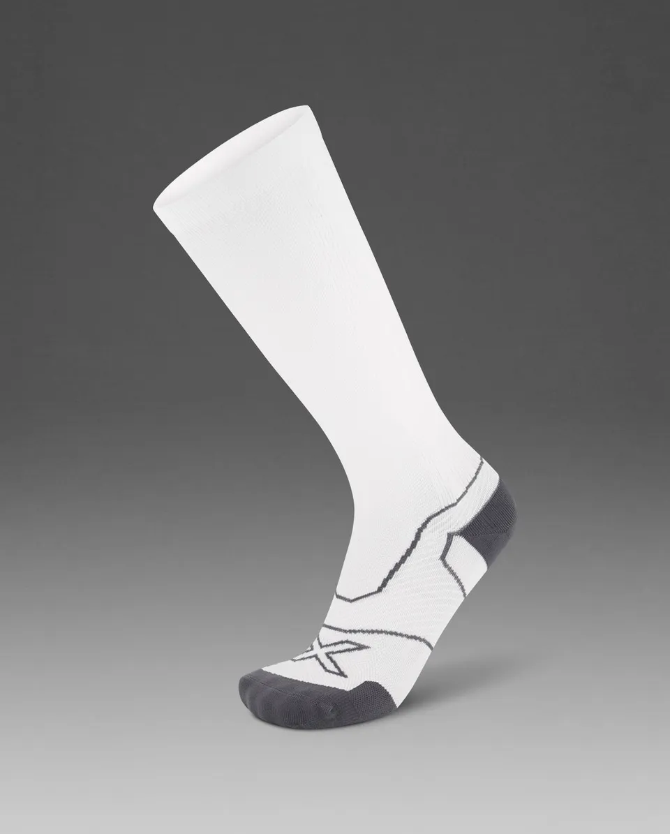 2xu-vectr-cushion-full-length-calze-a-compressione-running-bianco image 1