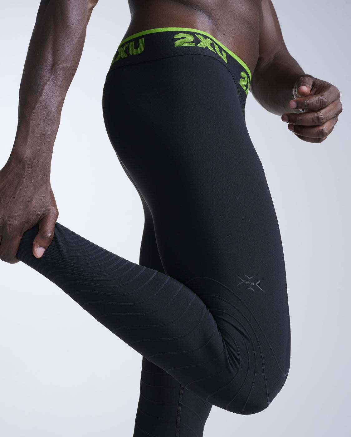2xu-power-recovery-compression-tights-with-fir-leggings-recupero-compressione-ne image 7