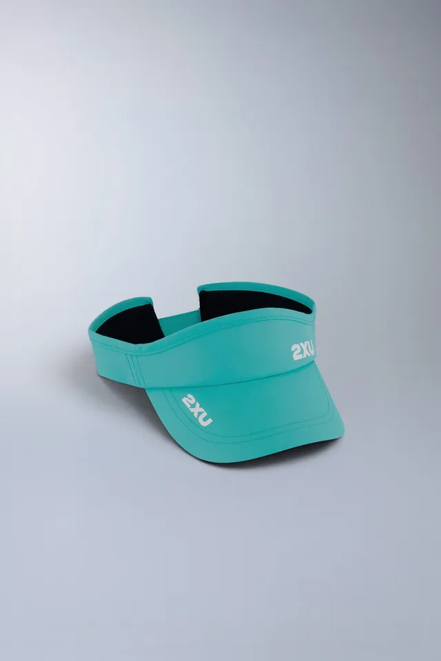 2xu-run-visor-turchese-visiera-running-unisex image 1
