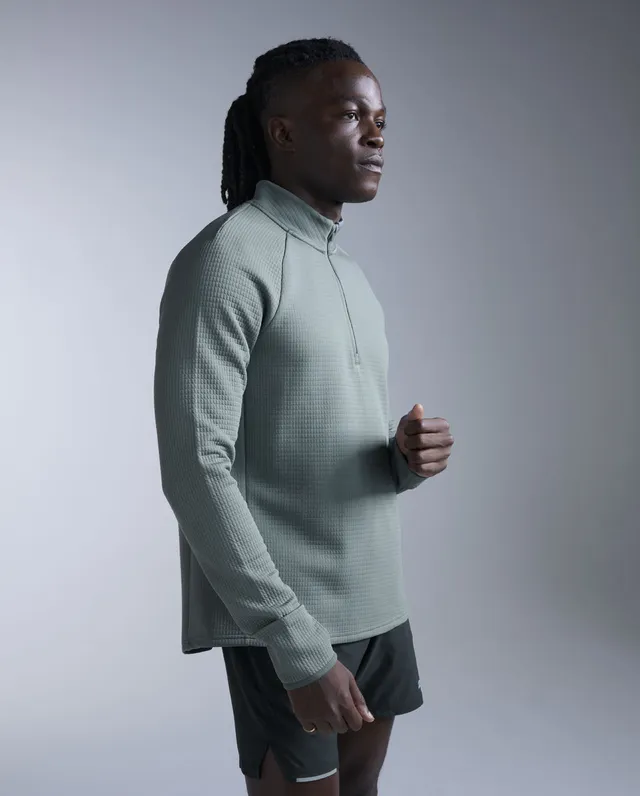 2xu-ignition-haptic-1-4-zip-mezza-zip-termica-verde image 1