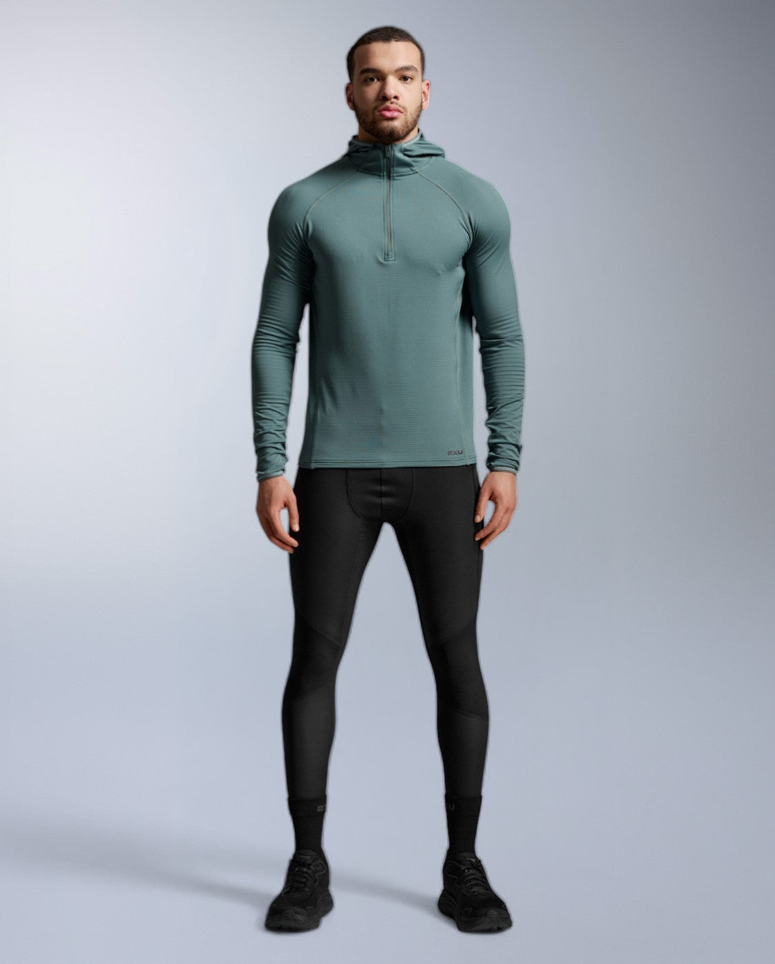 2xu-ignition-grid-1-2-zip-hoodie-uomo-felpa-termica-mezza-zip image 7