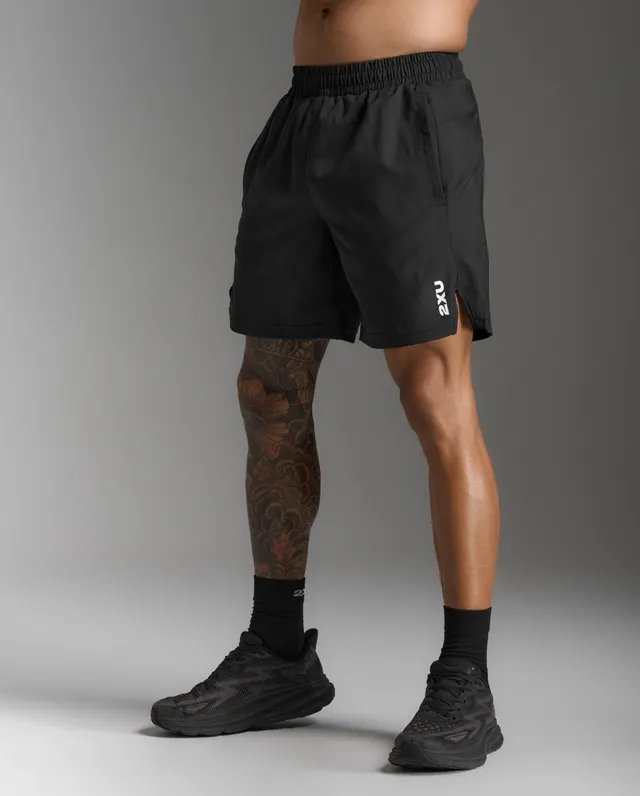 2xu-aspire-7-inch-shorts-uomo-neri-pantaloncini-running image 1